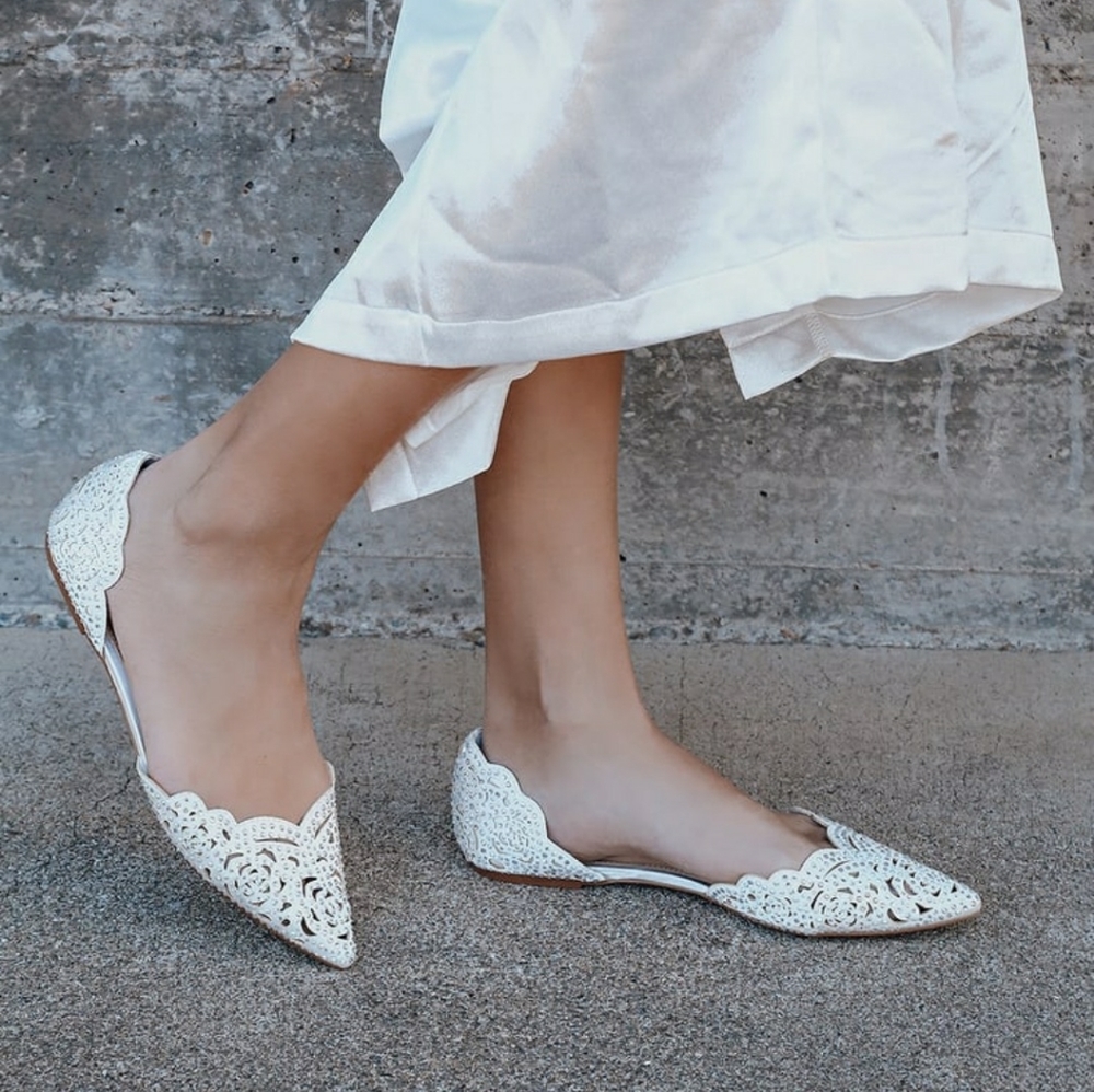 Betsey Johnson Lucy Flat - Ivory